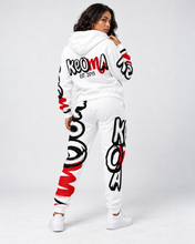 Load image into Gallery viewer, Classic Logo X Est. 2013 — White Unisex Zip Hoodie