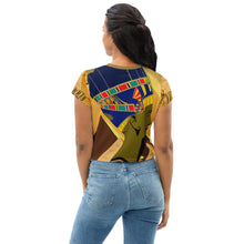 Load image into Gallery viewer, Queen Nefertiti - Women's Crop Top