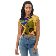 Load image into Gallery viewer, Queen Nefertiti - Women's Crop Top