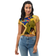 Load image into Gallery viewer, Queen Nefertiti - Women's Crop Top