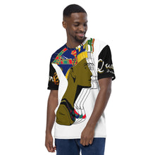 Load image into Gallery viewer, Queen Nefertiti Black, White & Gold - Men's T-shirt