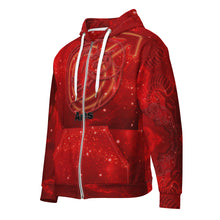 Load image into Gallery viewer, Aries -  Unisex zip hoodie
