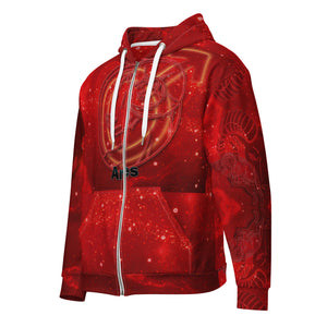 Aries -  Unisex zip hoodie