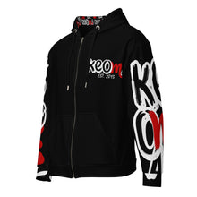 Load image into Gallery viewer, Classic Logo x Est .2013 - Black - Unisex zip hoodie