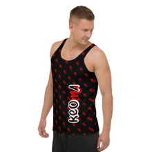 Load image into Gallery viewer, Classic Logo - Black & Red Tank Top