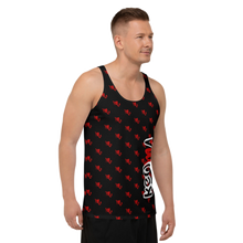 Load image into Gallery viewer, Classic Logo - Black & Red Tank Top