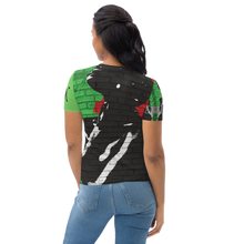 Load image into Gallery viewer, Graffiti - Green Women's T-shirt