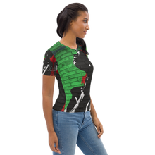 Load image into Gallery viewer, Graffiti - Green Women's T-shirt