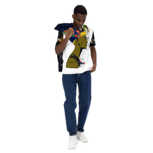 Load image into Gallery viewer, Queen Nefertiti Black, White & Gold - Men's T-shirt