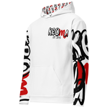 Load image into Gallery viewer, classic-logo-x-est-2013-white-unisex-hoodie