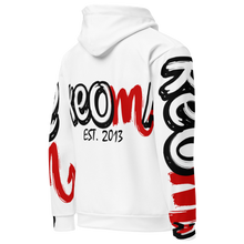 Load image into Gallery viewer, classic-logo-x-est-2013-white-unisex-hoodie