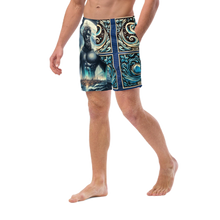 Load image into Gallery viewer, Neptunian Reign - Men's swim trunks