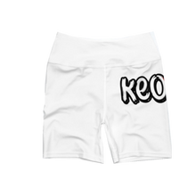 Load image into Gallery viewer, Classic Logo - White Yoga Shorts