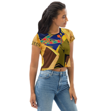 Load image into Gallery viewer, Queen Nefertiti - Women's Crop Top