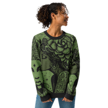 Load image into Gallery viewer, Green Maiden - Knitted crew neck sweater