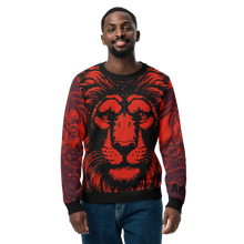 Load image into Gallery viewer, A Lyon's Red - Knitted crew neck sweater