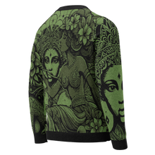 Load image into Gallery viewer, Green Maiden - Knitted crew neck sweater