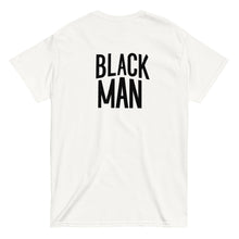 Load image into Gallery viewer, BLACK MAN - White Unisex classic tee