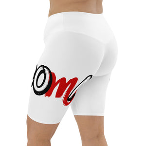 Classic Logo - White Biker Shorts