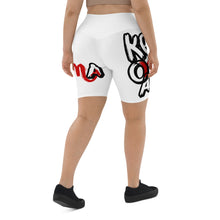 Load image into Gallery viewer, Classic Logo - White Biker Shorts
