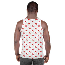 Load image into Gallery viewer, Classic Logo - White & Red Tank Top