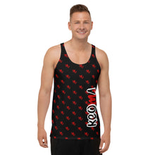 Load image into Gallery viewer, Classic Logo - Black & Red Tank Top