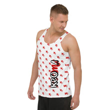 Load image into Gallery viewer, Classic Logo - White & Red Tank Top