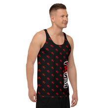 Load image into Gallery viewer, Classic Logo - Black & Red Tank Top