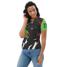 Load image into Gallery viewer, Graffiti - Green Women's T-shirt