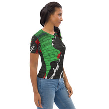 Load image into Gallery viewer, Graffiti - Green Women's T-shirt