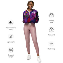 Load image into Gallery viewer, DKP x Queen - Women’s cropped windbreaker