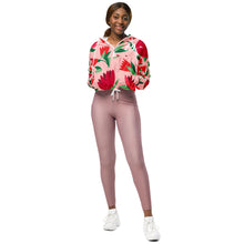 Load image into Gallery viewer, DKP Flowers - Women’s cropped windbreaker