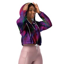 Load image into Gallery viewer, DKP x Queen - Women’s cropped windbreaker