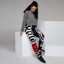 Load image into Gallery viewer, Modify Classic Logo x African Print - Black Women's Joggers