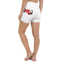 Load image into Gallery viewer, Classic Logo - White Yoga Shorts