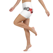 Load image into Gallery viewer, Classic Logo - White Yoga Shorts