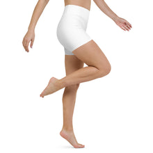 Load image into Gallery viewer, Classic Logo - White Yoga Shorts