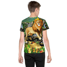 Load image into Gallery viewer, King of the Savanna - Youth crew neck t-shirt