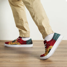 Load image into Gallery viewer, Graffiti - Men’s lace-up canvas shoes