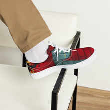 Load image into Gallery viewer, Graffiti - Men’s lace-up canvas shoes