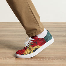 Load image into Gallery viewer, Graffiti - Men’s lace-up canvas shoes