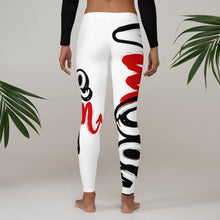 Load image into Gallery viewer, Classic Logo - White Leggings