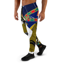 Load image into Gallery viewer, Queen Nefertiti Black, White &amp; Gold - Men&#39;s Joggers
