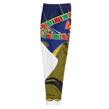 Load image into Gallery viewer, Queen Nefertiti Black, White & Gold - Men's Joggers