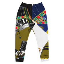 Load image into Gallery viewer, Queen Nefertiti Black, White & Gold - Men's Joggers