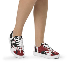Load image into Gallery viewer, Graffiti - Women’s lace-up canvas shoes