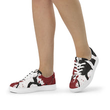 Load image into Gallery viewer, Graffiti - Women’s lace-up canvas shoes