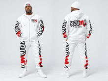 Load image into Gallery viewer, Classic Logo X Est. 2013 — White Unisex Zip Hoodie
