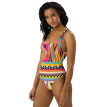 Load image into Gallery viewer, African Print - One-Piece Swimsuit
