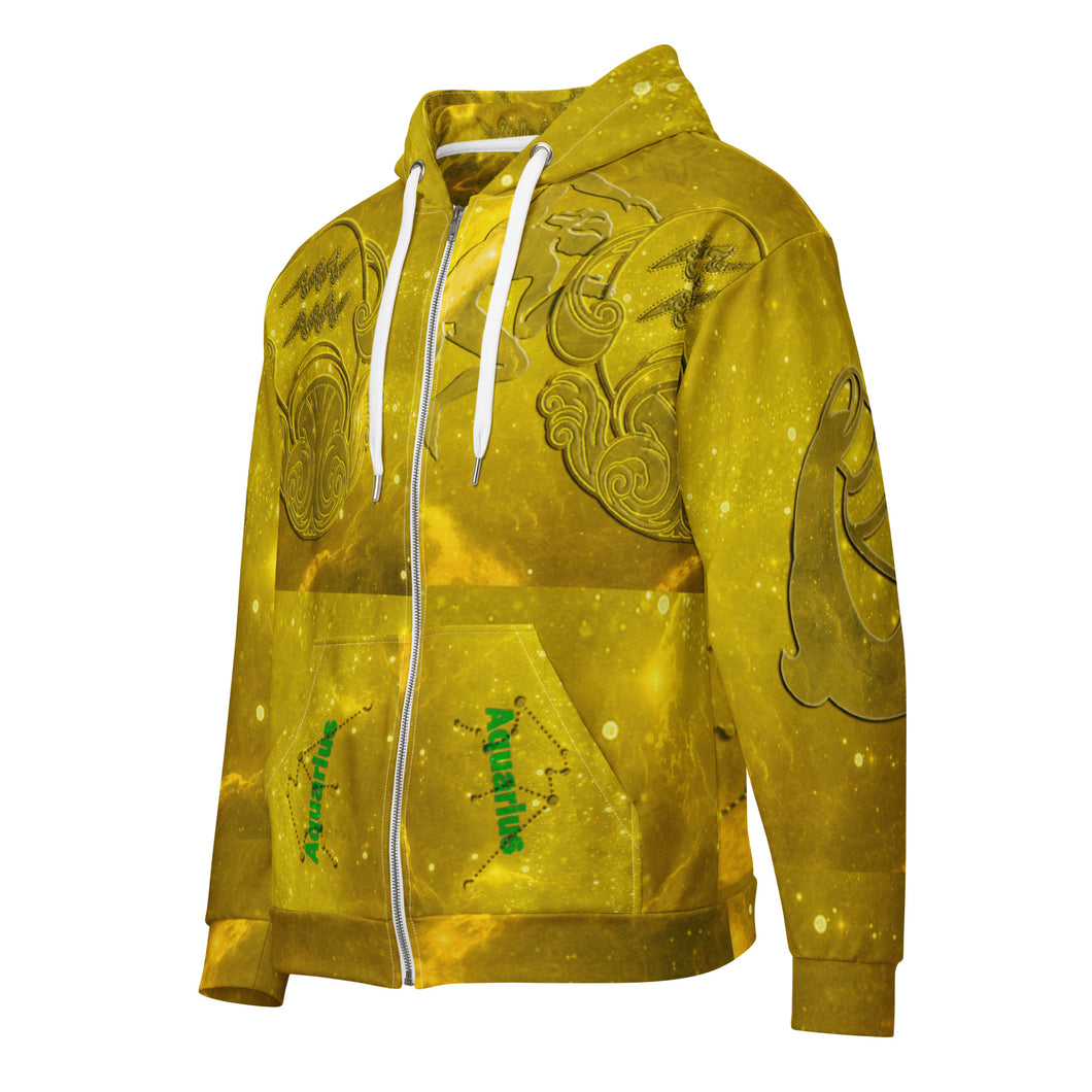 Aquarius - Unisex zip hoodie